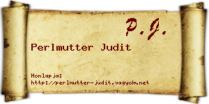 Perlmutter Judit névjegykártya